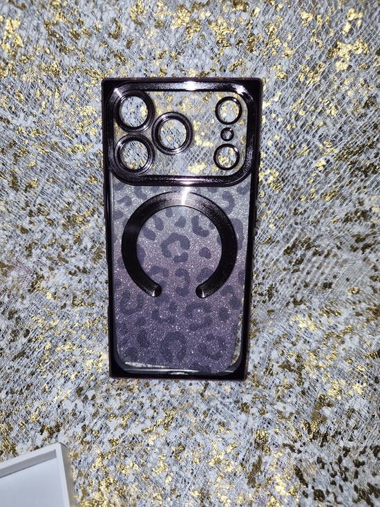 Other - Purple Leopard Print Phone Case